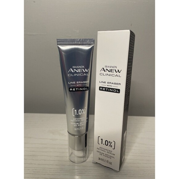 Avon Other - Avon Isa Knox Anew Clinical Line Eraser With 1.0% Advanced Retinol Serum 1 Oz.